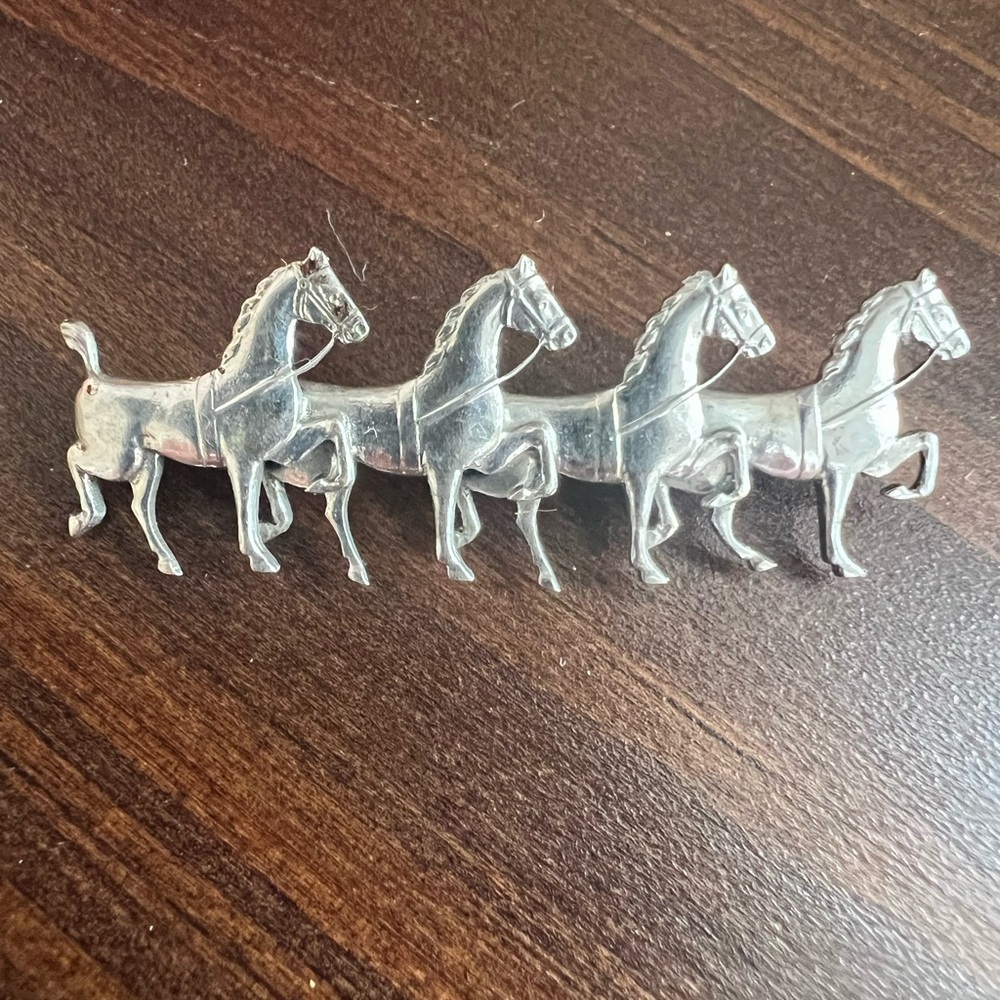 Sterling Silver Horse brooch